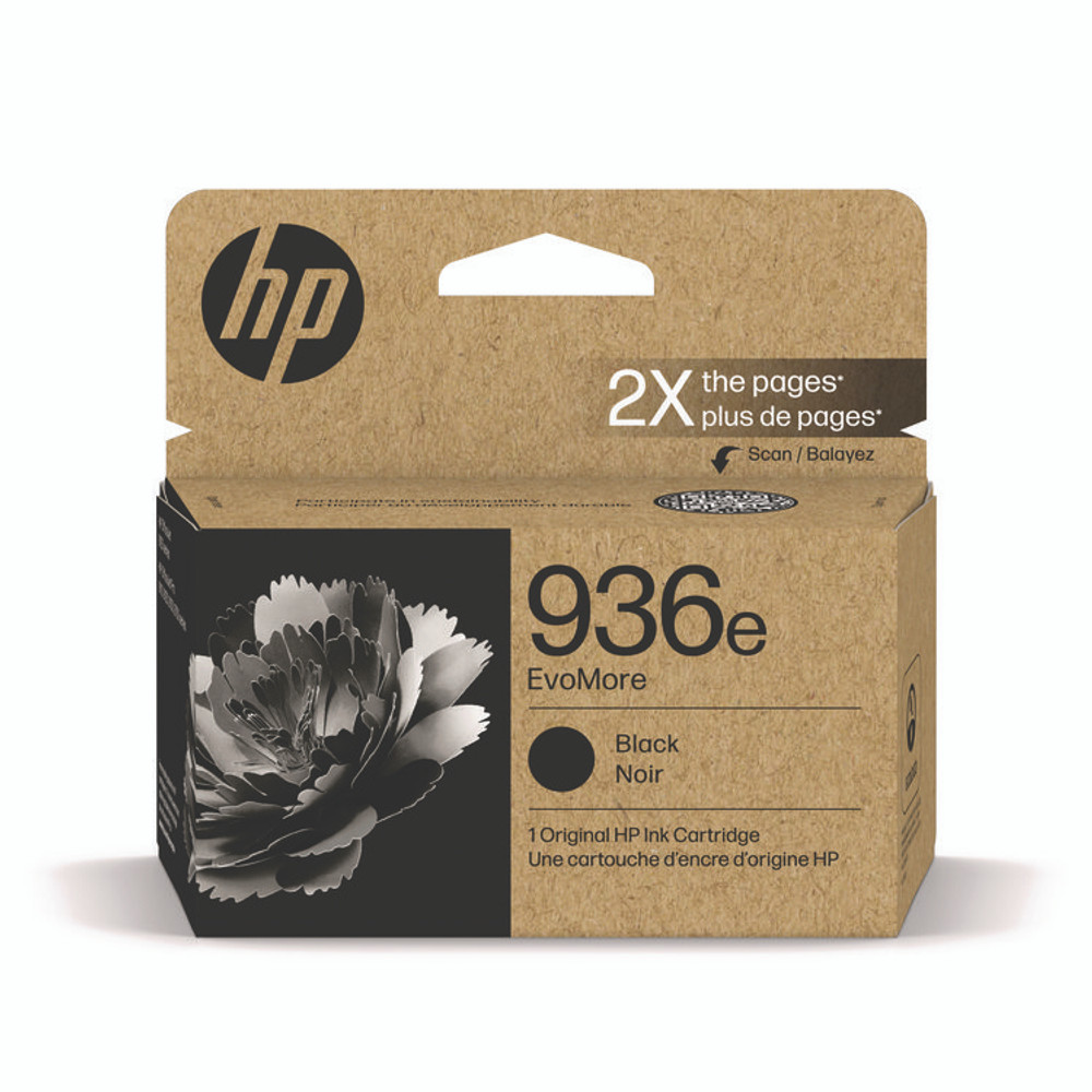 HEWLETT PACKARD SUPPLIES HP 4S6V6LN HP 936E, (4S6V6LN) Black Original Ink Cartridges