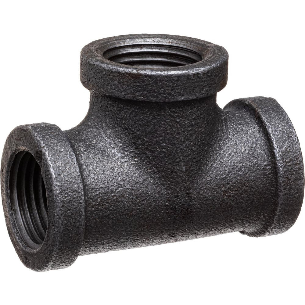 USA Industrials ZUSA-PF-21019 Black Pipe Fittings; Fitting Type: Tee ; Fitting Size: 4" ; End Connections: NPT ; Material: Iron ; Classification: 150 ; Fitting Shape: Tee