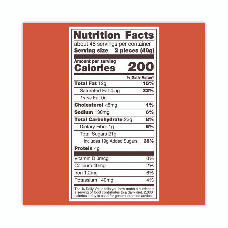 THE HERSHEY COMPANY Reese's® 60004058 Snack Size Peanut Butter Cups, 19.5 oz Bag, 2 Bags/Carton