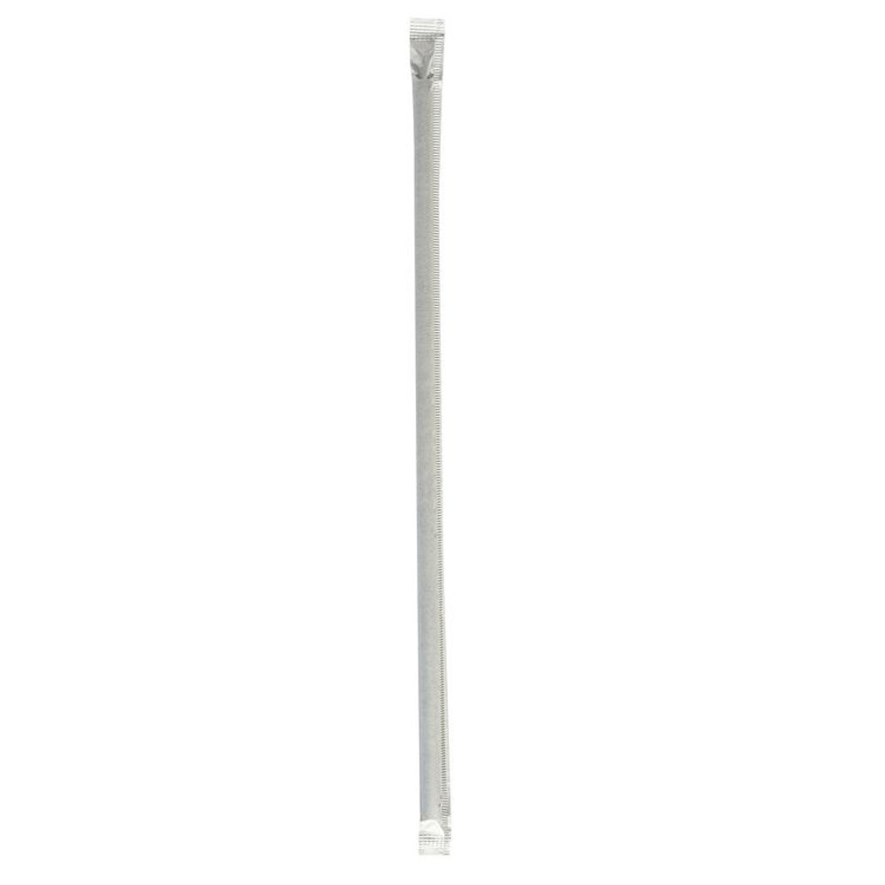 BOARDWALK JSTW1025BK Wrapped Jumbo Straws, 10.25", Polypropylene, Black, 2,000/Carton