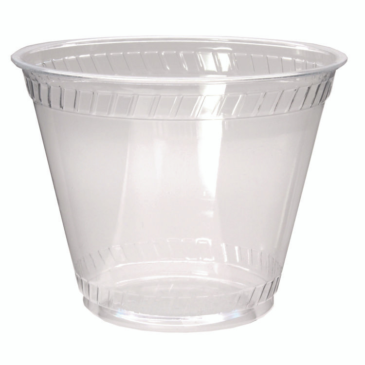 FABRI-KAL KC9OF Kal-Clear PET Cold Drink Cups, Old Fashioned Glass, 9 oz, Plastic, Clear, 50/Sleeve, 20 Sleeves/Carton