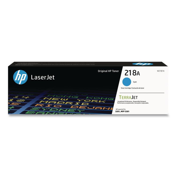 HP INC W2181A HP 218A, (W2181A), Cyan Original LaserJet Toner