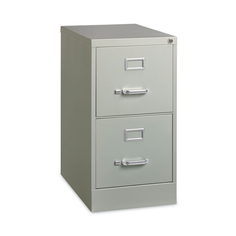 ALERA HVF152229LG Two-Drawer Economy Vertical File, Letter-Size File Drawers, 15" x 22" x 28.37", Light Gray