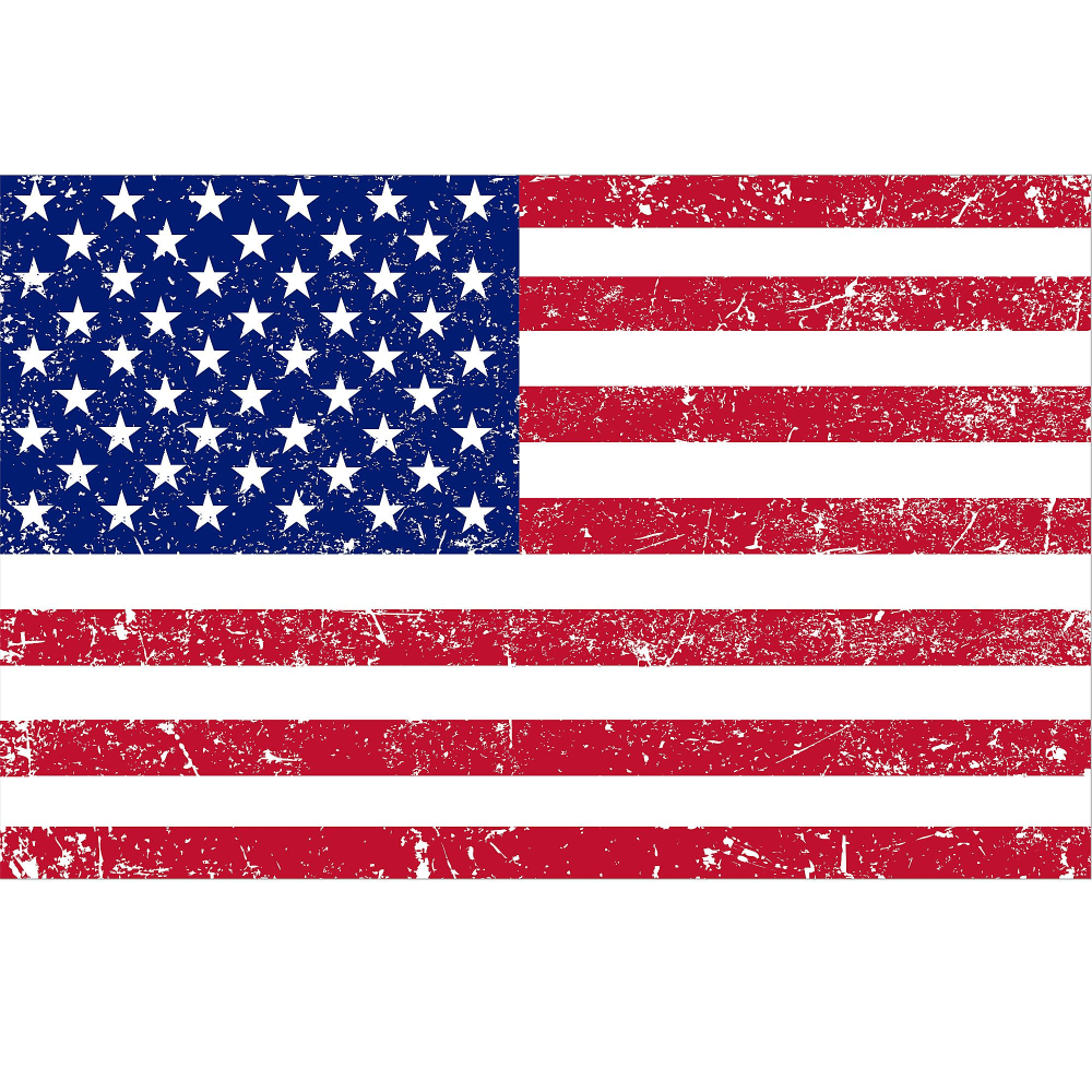 AMSCAN 671306  Patriotic Vintage American Flag Backdrop, 40in x 62in, Multicolor