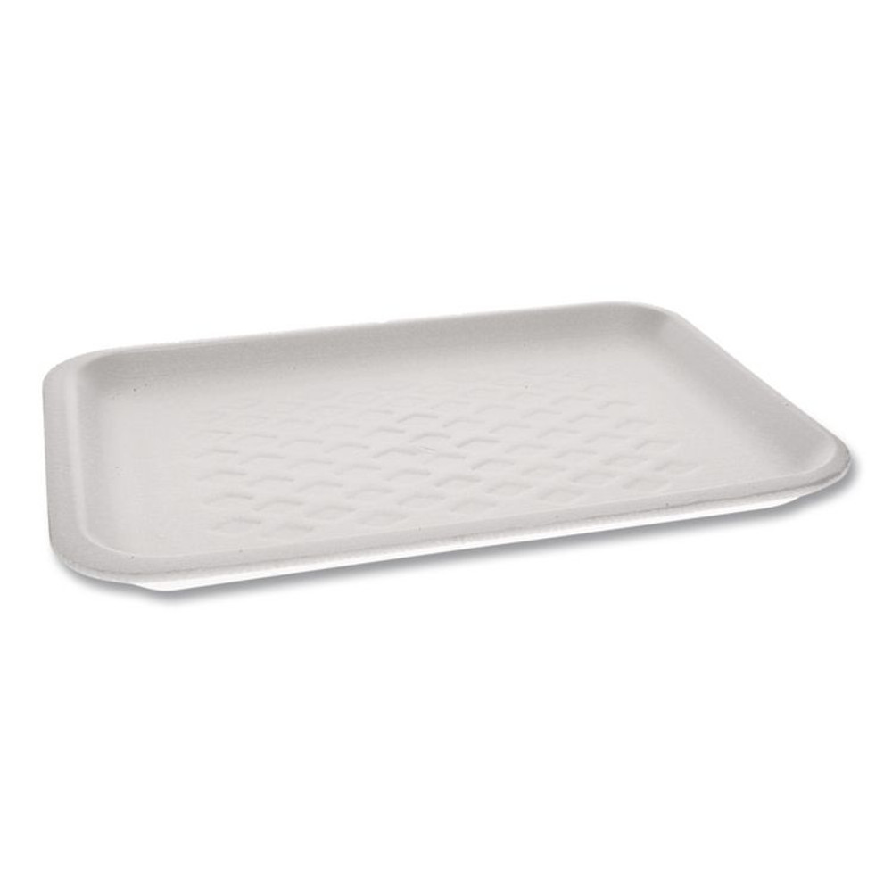PACTIV EVERGREEN CORPORATION 51P102S Supermarket Tray, #2S, 10.75 x 5.5 x 1.2, White, Foam, 500/Carton