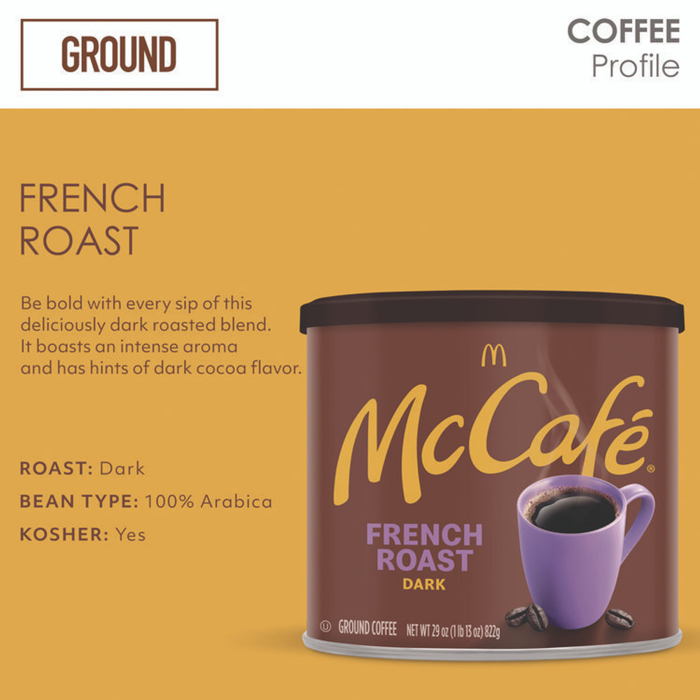 KEURIG DR PEPPER McCafe® 7831EA Ground Coffee, French Roast, 29 oz Can