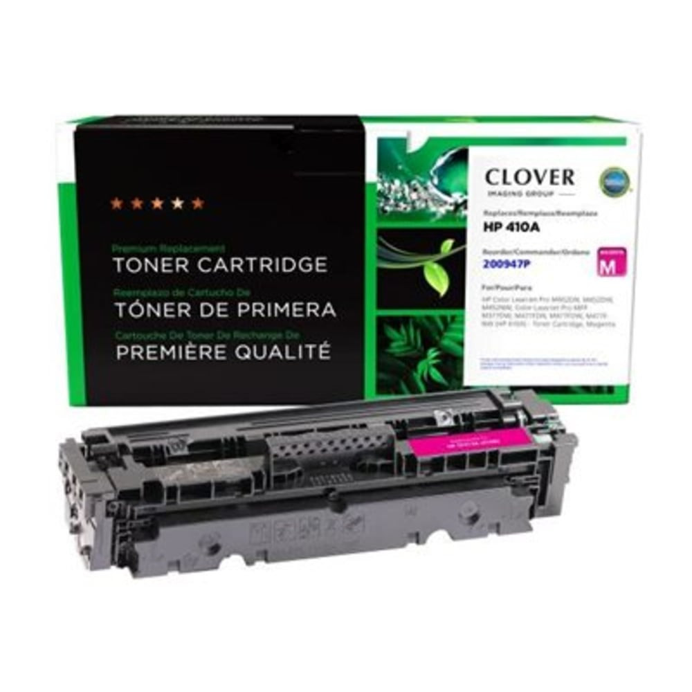 CLOVER TECHNOLOGIES GROUP, LLC Clover Imaging Group 200947P  Remanufactured Magenta Toner Cartridge Replacement For HP 410A, CF413A