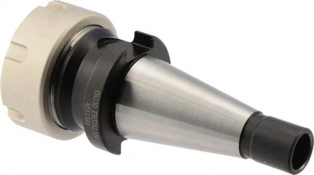 Iscar 4548032 Collet Chuck: 0.08 to 0.789" Capacity, ER Collet, Taper Shank