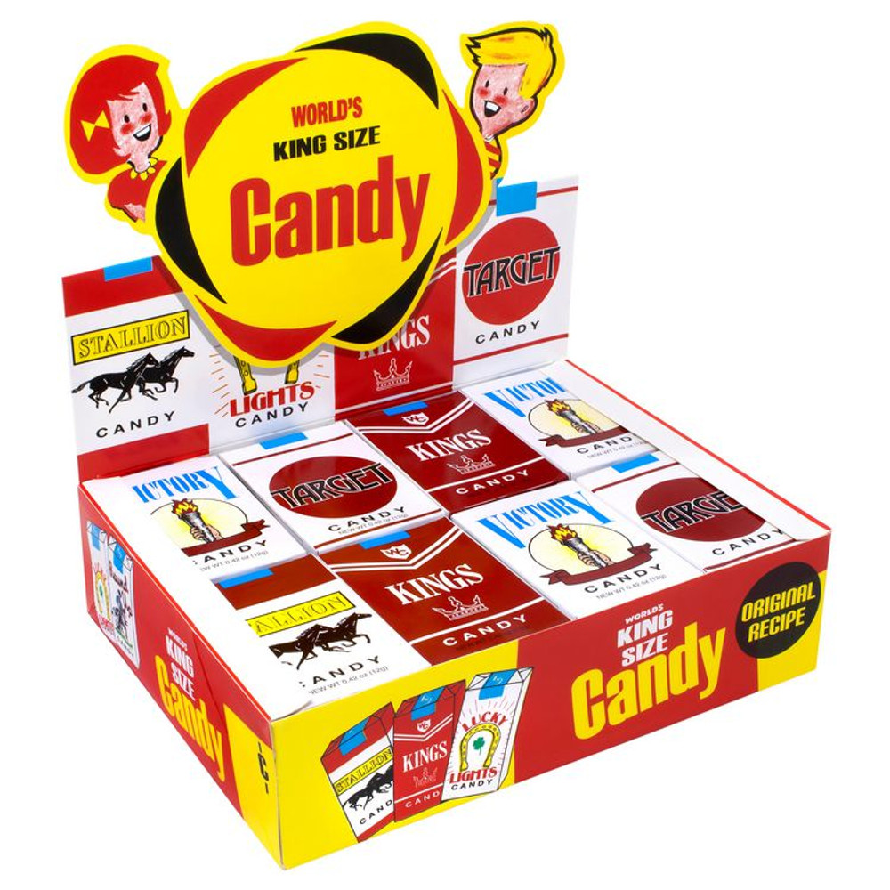 WORLD CONFECTIONS INC 60004064 Candy Cigarettes, 24/Box, 3 Boxes/Carton