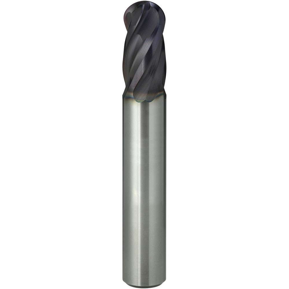 Mitsubishi 10633274 Ball End Mills; Mill Diameter (Decimal Inch): 0.1969 ; Mill Diameter (mm): 5.00 ; Number Of Flutes: 4 ; End Mill Material: Carbide ; Length of Cut (mm): 12.0000 ; Coating/Finish: AlCrN