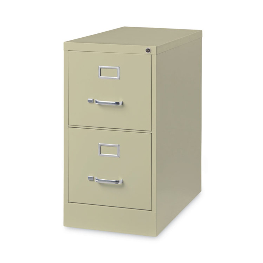 ALERA HVF152629PY Two-Drawer Economy Vertical File, Letter-Size File Drawers, 15" x 26.5" x 28.37", Putty
