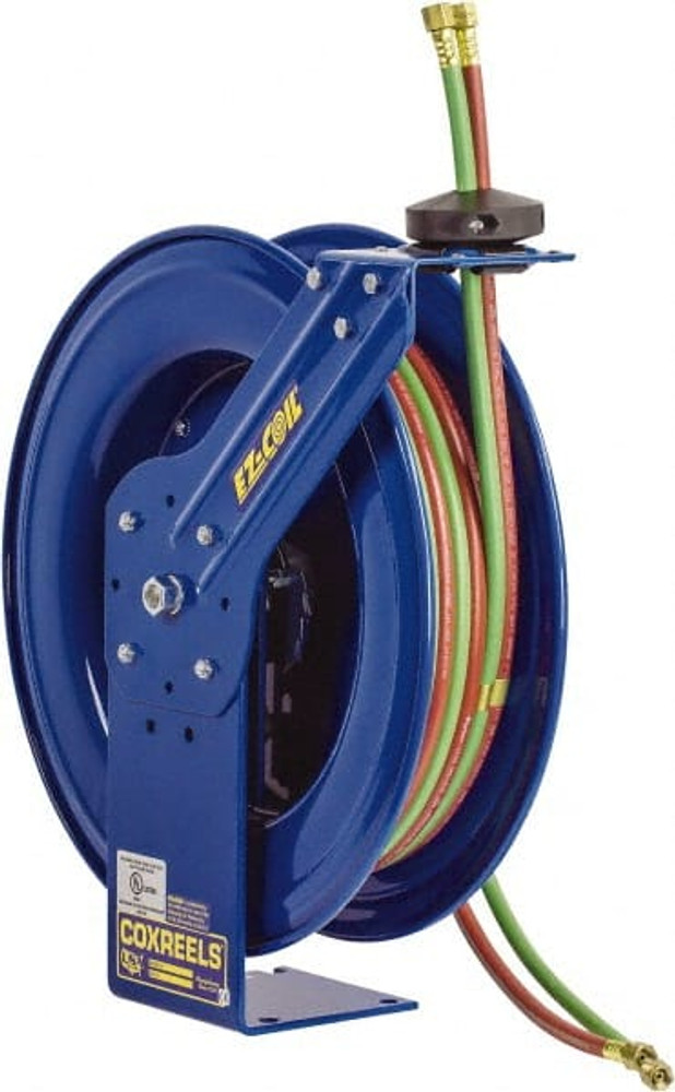 CoxReels EZ-SHWT-1100 24" Long x 10-1/4" Wide x 25-1/2" High, 1/4" ID, Spring Retractable Welding Hose Reel