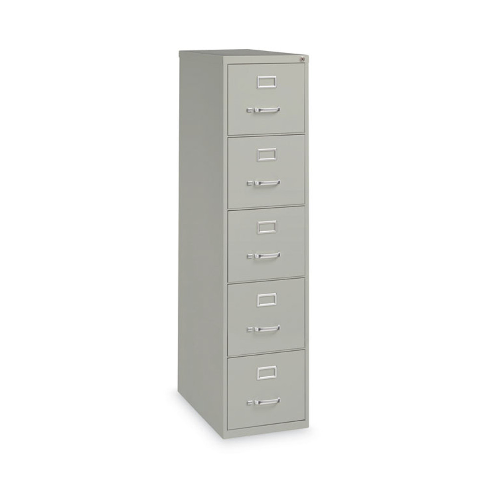 ALERA HVF1562LG Five-Drawer Economy Vertical File, Letter-Size File Drawers, 15" x 26.5" x 61.37", Light Gray