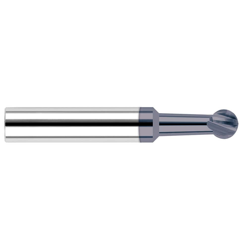 Harvey Tool 758462-C3 Undercutting End Mills; Mill Diameter (Inch): 1/16 ; Mill Diameter (Decimal Inch): 0.0625 ; Overall Length (Inch): 1-1/2 ; Radius: 0.0313 ; Flute Direction: Right Hand ; Cutting Direction: Right Hand