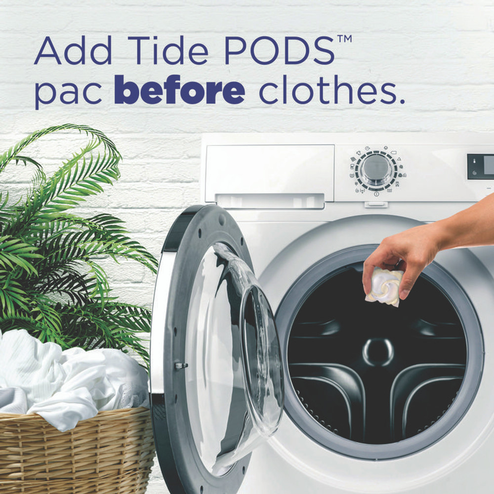 PROCTER & GAMBLE Tide® 09488EA PODS Laundry Detergent, Free and Gentle, 63 oz Tub, 76 Pacs/Tub