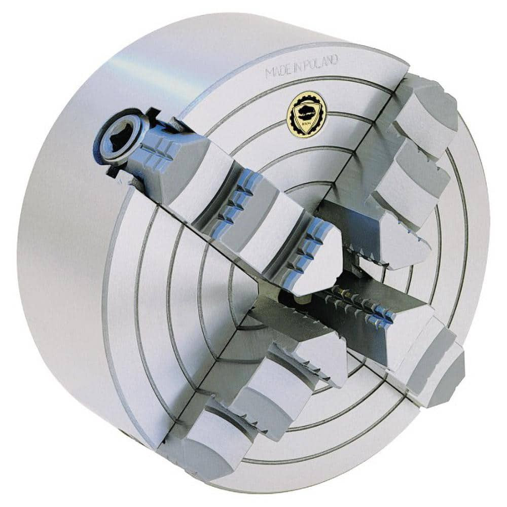 Bison 7-853-0835 Independent Manual Lathe Chuck: 4-Jaw,  8" Dia