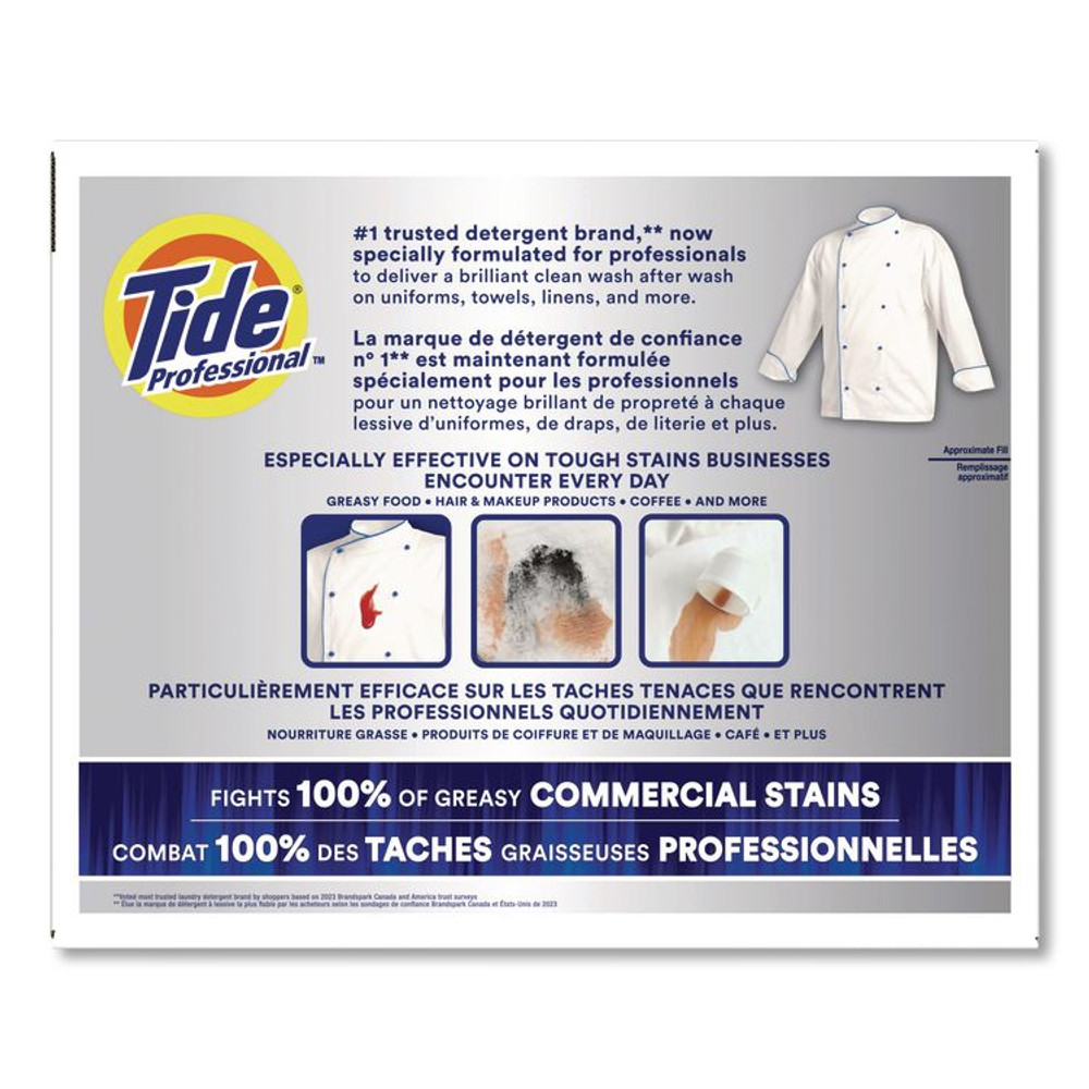 PROCTER & GAMBLE Tide® Professional™ 14120 Commercial Powder Laundry Detergent, HE Compatible, 173 Loads, 197 oz Box