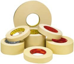 3M Masking Tape: 18 mm Wide, 36 yd Long, 5.4 mil Thick, Orange 7000048652