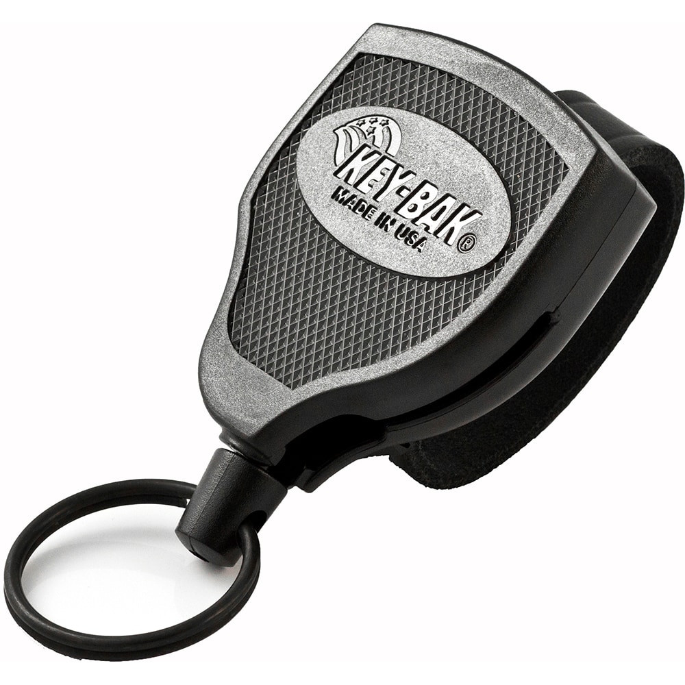 Key-Bak 0S48-713 Key Control; Type: Retractable Key Chain ; Number of Keys: 22 ; Color: Black ; Width (Inch): 1