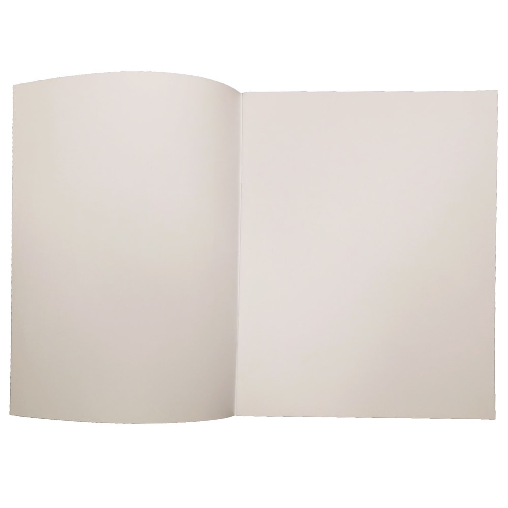 FLIPSIDE PRODUCTS Hayes FLPBK524  Blank Softcover Books, 7in x 8-1/2in, Unruled, 28 Pages (14 Sheets), White, Pack Of 24 Books