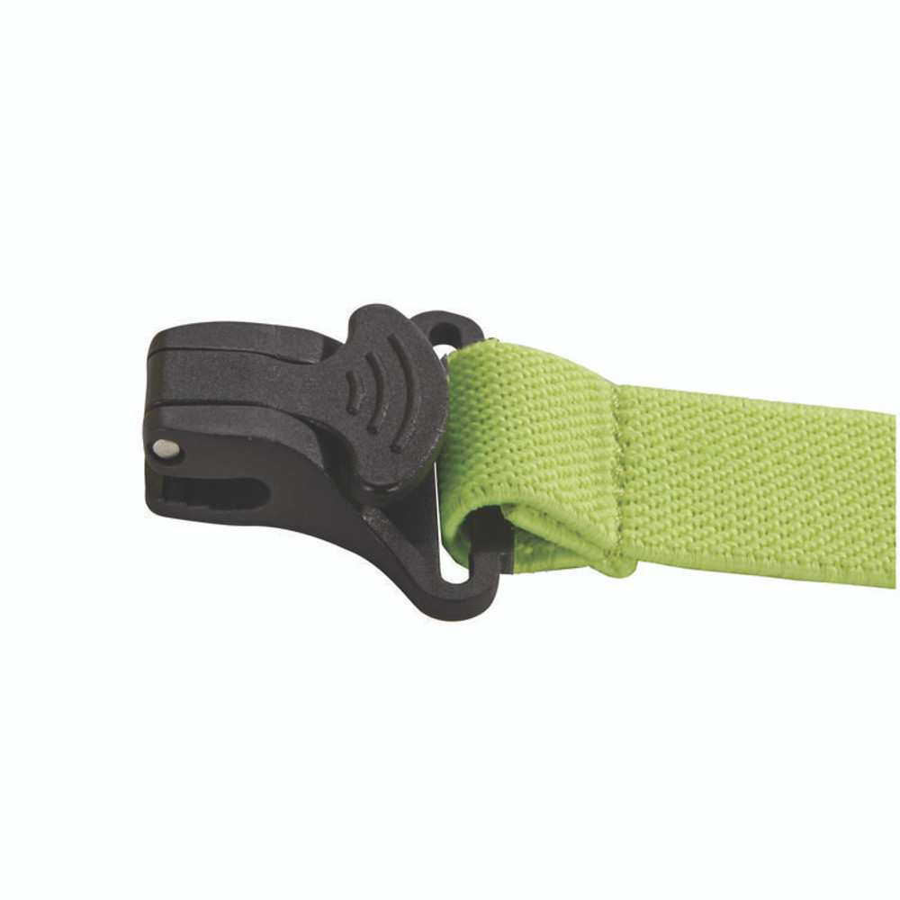 TENACIOUS HOLDINGS, INC. ergodyne® 19154 Squids 3155 Elastic Lanyard with Clamp, 2 lb Max Working Capacity, 18"-48" Long, Lime, 10/Pack