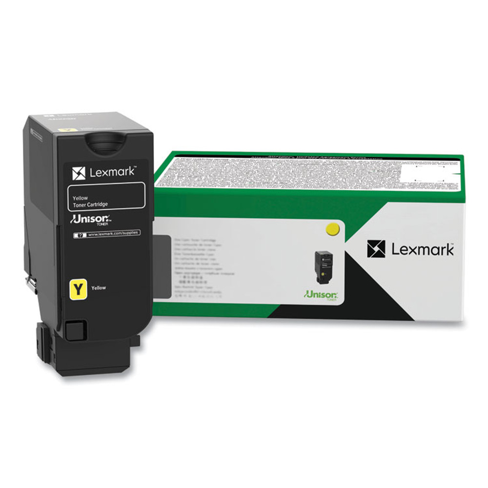 LEXMARK INT'L, INC. 74C0SYG 74C0SYG Return Program Toner, 7,000 Page-Yield, Yellow