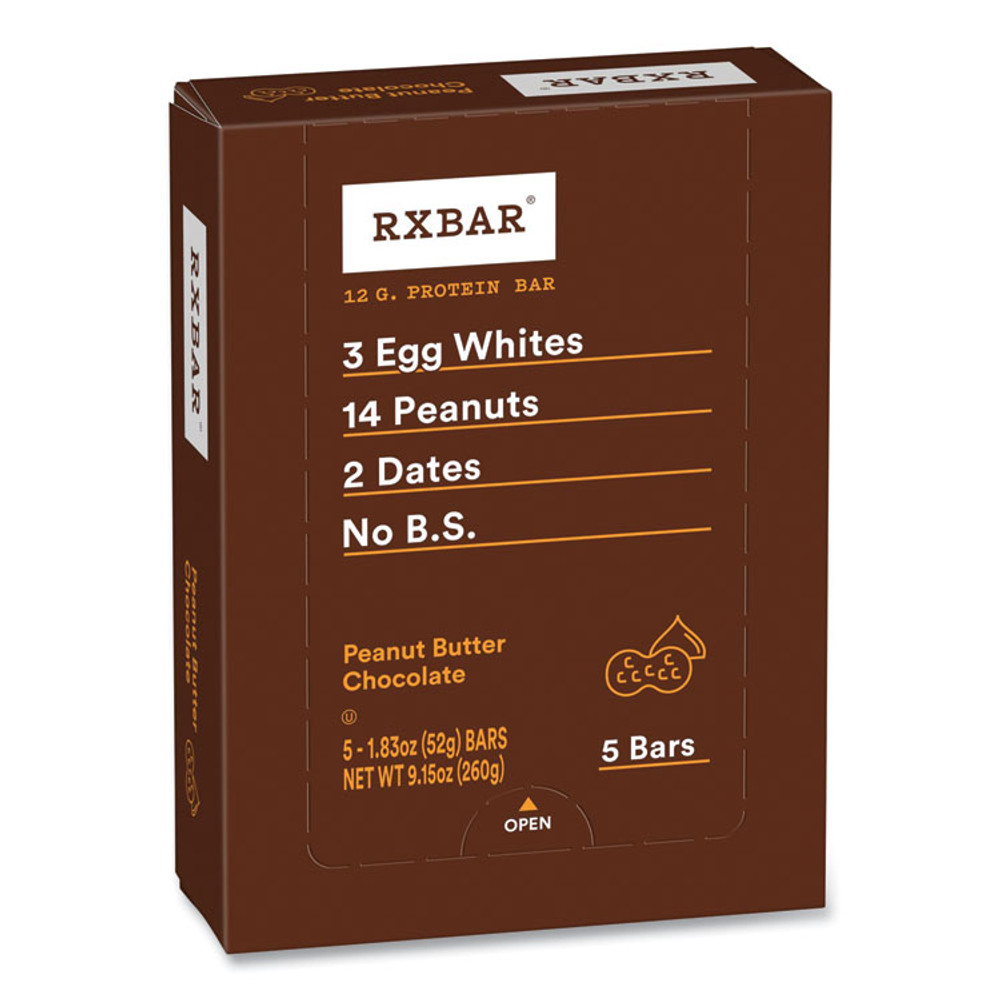 KELLOGG'S RXBAR® 60000771 Adult Bars, Assorted Flavors, 1.83 oz Bar, 5 Bars/Pack, 3 Packs/Carton