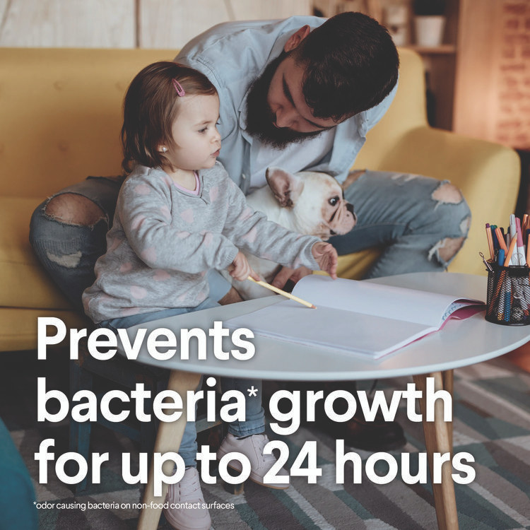 CLOROX SALES CO. 60040 Scentiva Bleach Free Cleaning Wipes, 7.75 x 7, Tuscan Lavender and Jasmine, 75/Canister