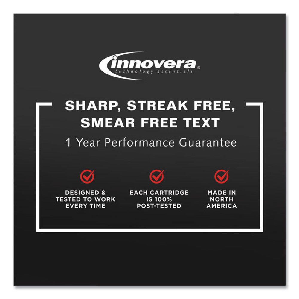 INNOVERA 902BK Remanufactured Black Ink, Replacement for 902 (T6L98AN), 300 Page-Yield