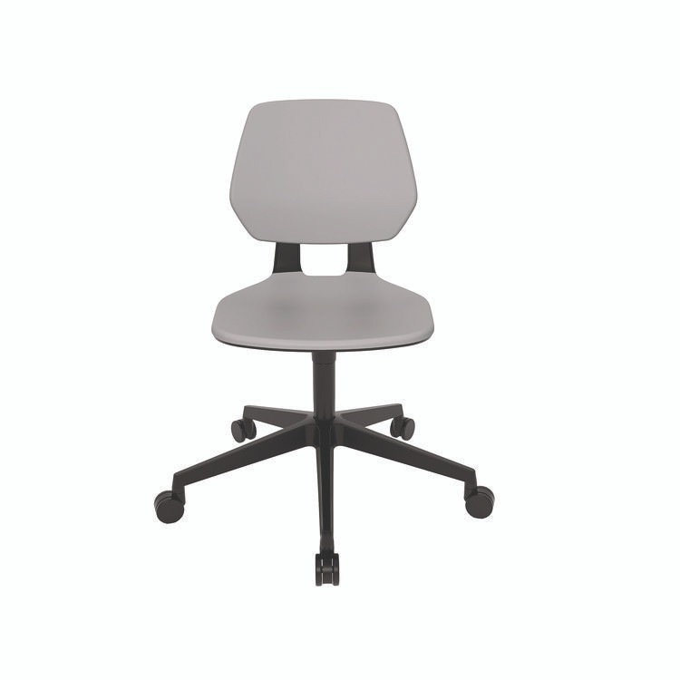 SAFCO PRODUCTS 7825GR Commute Task Chair, Supports Up to 275 lbs, 18.25" to 22.25" Seat Height, Gray Seat, Gray Back, Black Base