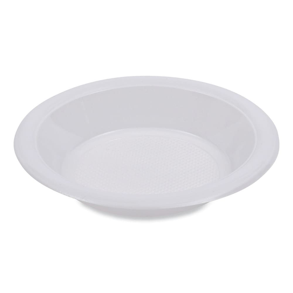 Boardwalk BWKBOWLHIPS12WH Bowls: Plastic, White, Solid