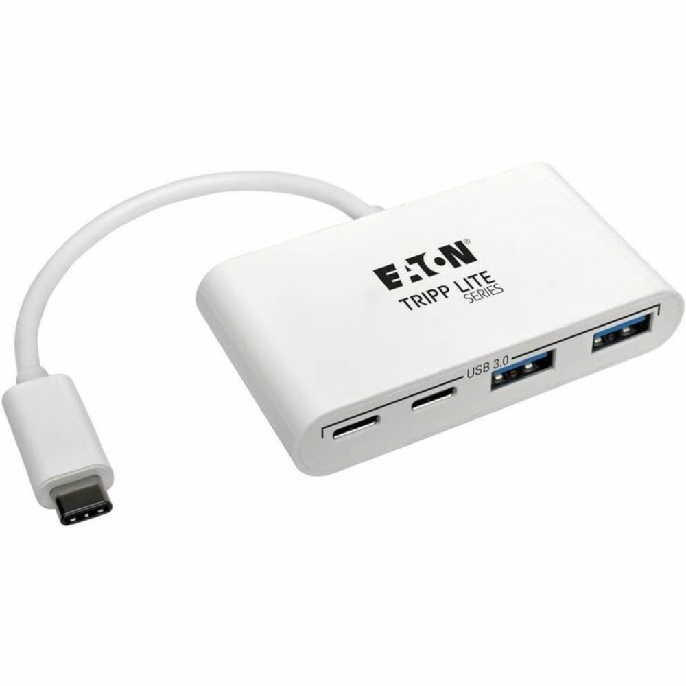 High compatibility. Designed to meet the needs of diverse users, this hub is compatible with PCs, supporting a broad spectrum of devices. Its Plug-and-Play compliance eliminates the need for software installation, providing a user-friendly experience right out of the box.  Versatile connectivity. The 4-Port USB C USB 3.1 Gen 1 Portable Hub offers a seamless connection experience, featuring two USB-A and two USB-C ports to accommodate a wide range of devices. This flexibility ensures users can connect multiple devices simultaneously without the need for additional adapters.  Durable design. Engineered to withstand the rigors of daily use, the hub operates within a wide range of temperatures and humidity levels. Its robust construction ensures reliability whether used in a stationary setup or on-the-go.