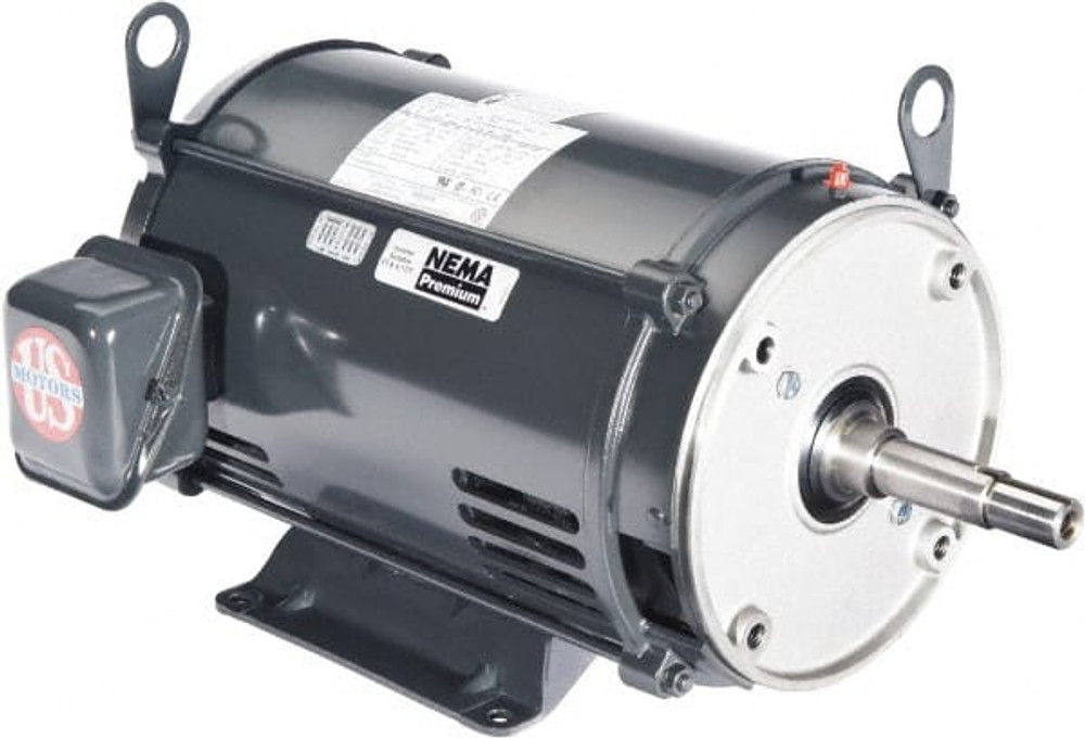 US Motors DJ20E1GP Three Phase Energy Efficient AC Motor: ODP Enclosure