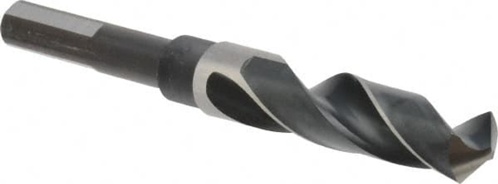 Precision Twist Drill 6000188 Reduced Shank Drill Bit: 47/64'' Dia, 1/2'' Shank Dia, 118 0, High Speed Steel