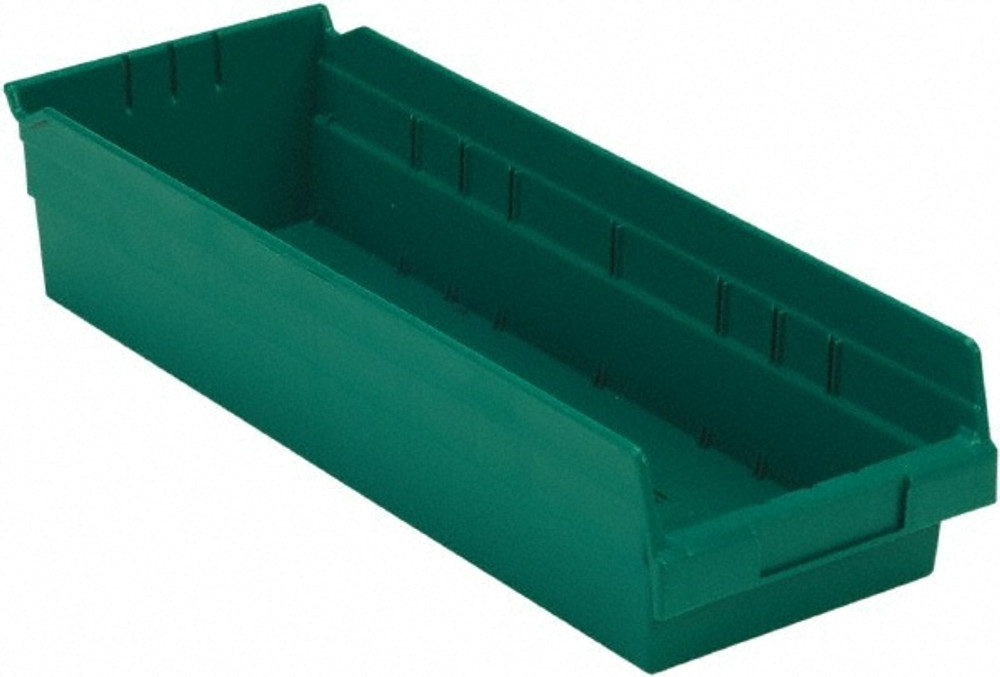 LEWISBins+ SB186-4SE Grn Plastic Hopper Shelf Bin: Green