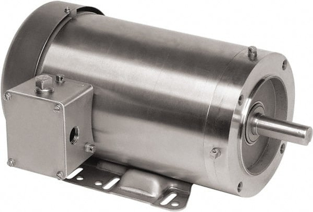 US Motors WDS2P2AC Three Phase Premium Efficient AC Motor: C-Face with Base & TEFC Enclosure