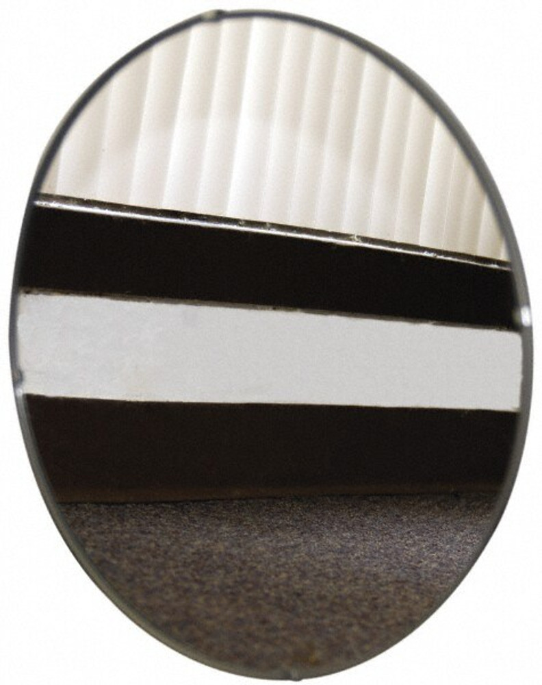 MSC F-18 Safety, Traffic & Inspection Mirrors; Mirror Type: Flat ; Shape: Round ; Mirror Material: Glass ; Backing Material: Fiberboard ; Handle Material: Plastic ; Scratch Resistant: No