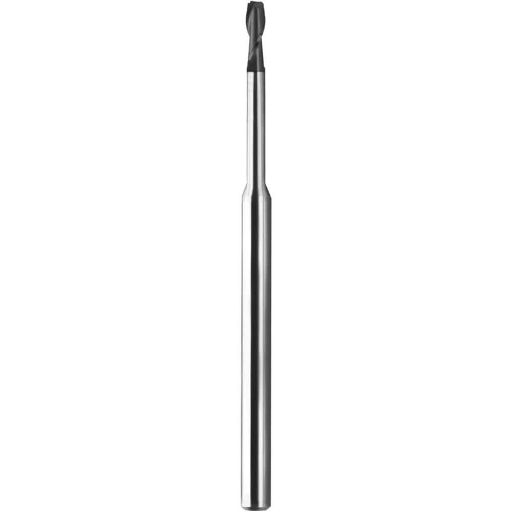 SGS 09355 Square End Mill: 0.015" Dia, 0.045" LOC, 2 Flutes, Solid Carbide