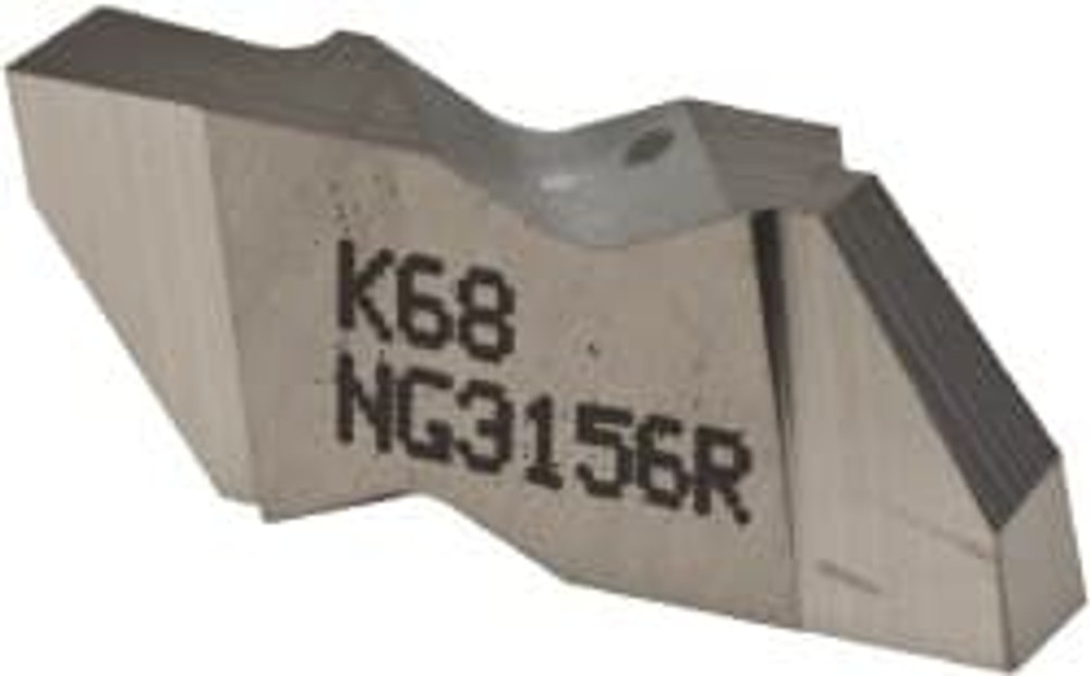 Kennametal 1113580 Grooving Insert: NG3156 K68, Solid Carbide