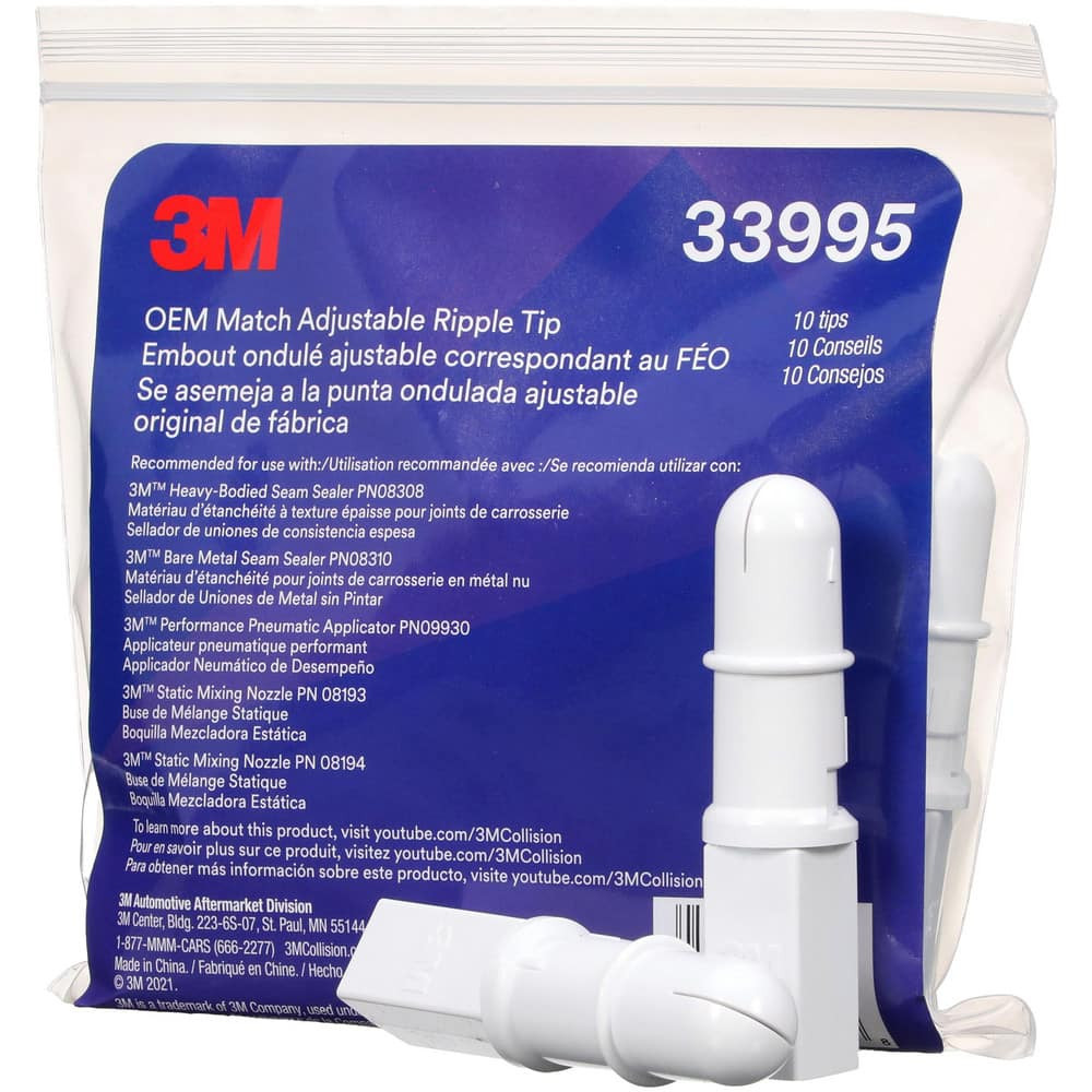 3M Dispenser Accessories; Accessory Type: Adapters; For Use With: 3M Heavy Bodied Seam Sealer 8308; 3M Bare Metal Seam Sealer 8310; 3M Pneumatic Applicator 9930 7100271058