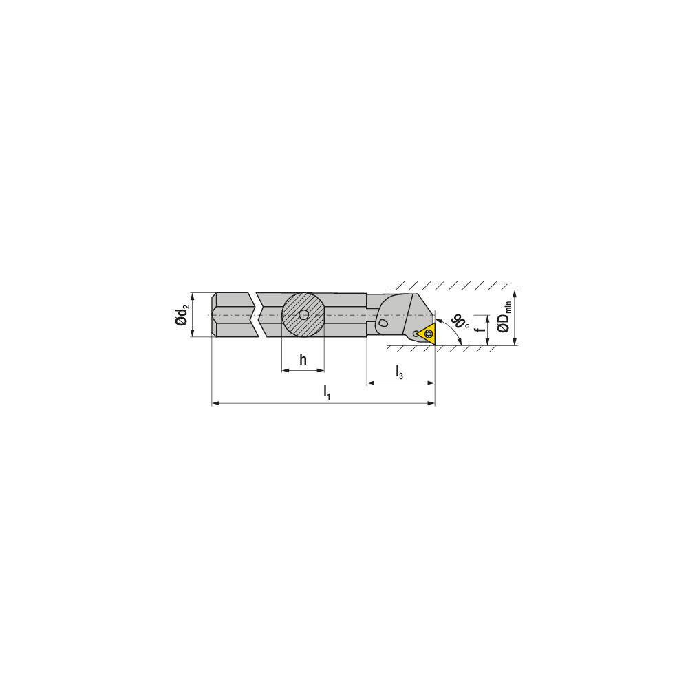 Ceratizit 7872520617 Indexable Boring Bars; Minimum Bore Diameter (Decimal Inch): 0.5000 ; Minimum Bore Diameter (Inch): 1/2 ; Maximum Bore Depth (Decimal Inch): 1.5000 ; Maximum Bore Depth (Inch): 1-1/2 ; Toolholder Style: STFCL ; Tool Material: Ste