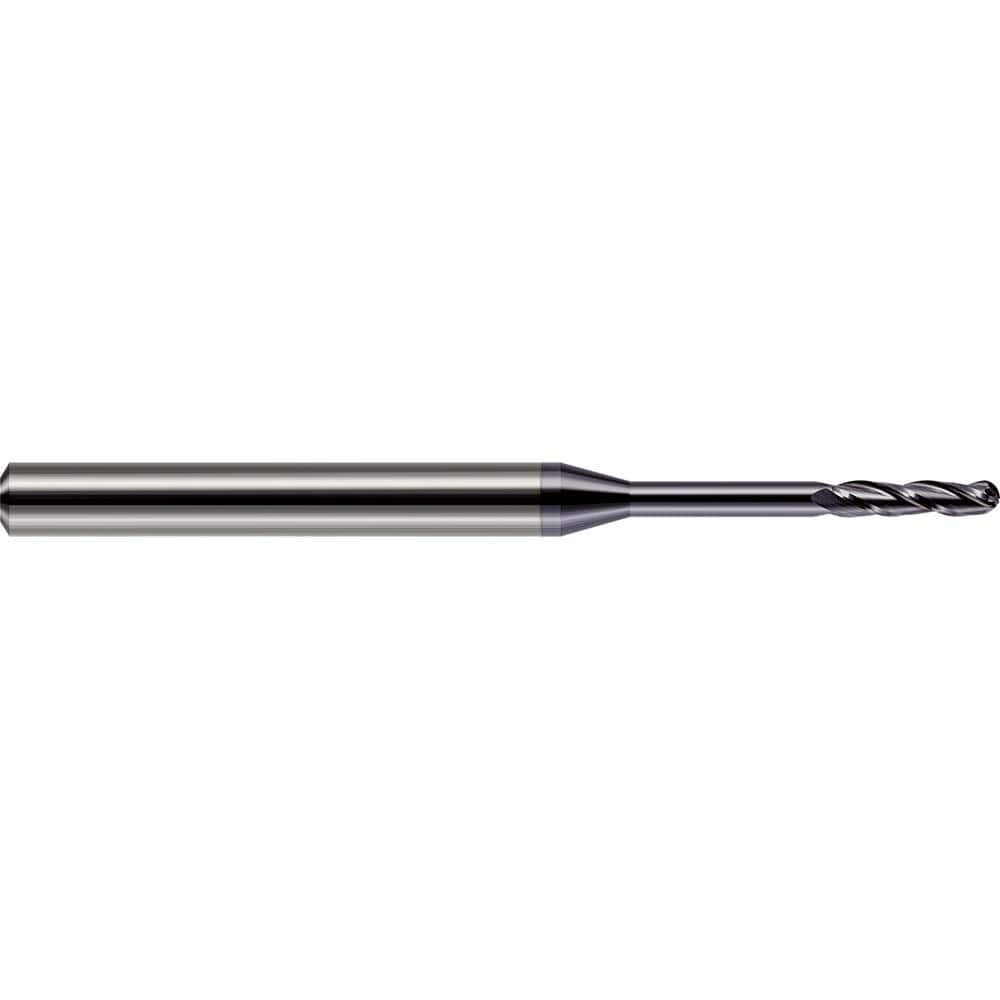 Harvey Tool 803562-C3 Ball End Mill: 0.062" Dia, 0.5" LOC, 3 Flute, Solid Carbide