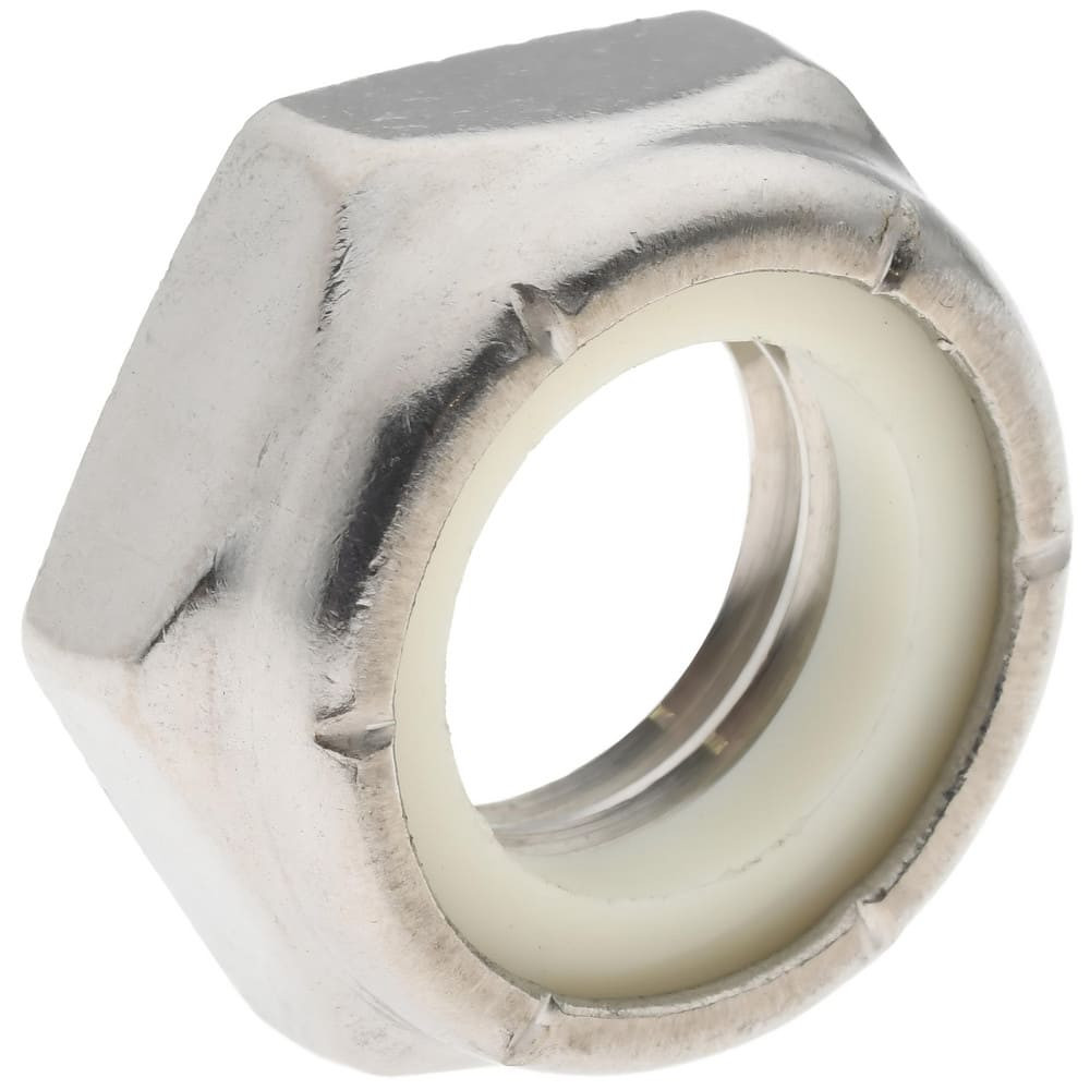Value Collection 1-THN-62C Hex Lock Nut: Insert, Nylon Insert, 5/8-11, Grade 18-8 Stainless Steel, Uncoated