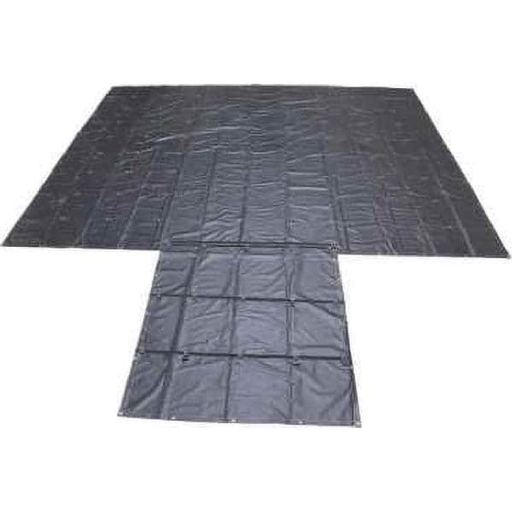 US Cargo Control HLT24188-BLK Tarp/Dust Cover: Black, Polyester, 24' Long x 18' Wide