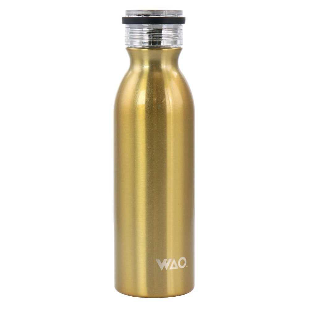 GIBSON OVERSEAS INC. 995116316M WAO Insulated Thermal Bottle, 20 Oz, Dark Gold