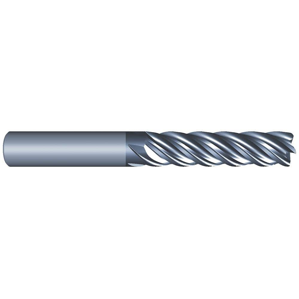 Eliminator 940-3750-030 Corner Radius End Mill: 3/8" Dia, 1-1/4" LOC, 0.03" Radius, 5 Flutes, Solid Carbide