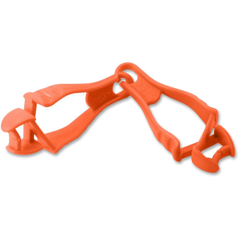 ERGODYNE CORPORATION 19118 Ergodyne 3400 Squids Dual Grabber Clips, 7in, Orange