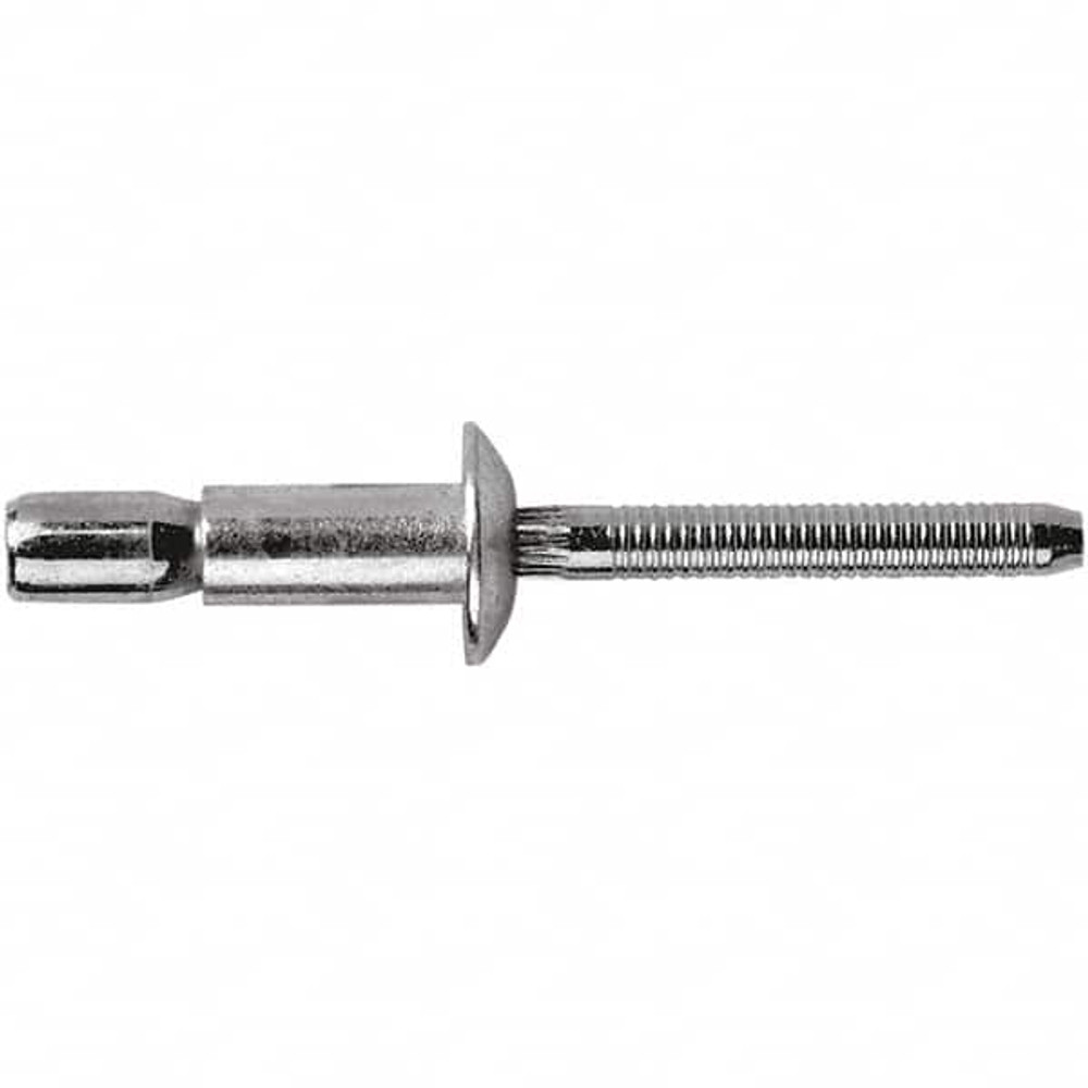 STANLEY Engineered Fastening POPSSPI-08-06 Structural with Locking Stem Blind Rivet: Size 8, Dome Head, Steel Body, Steel Mandrel