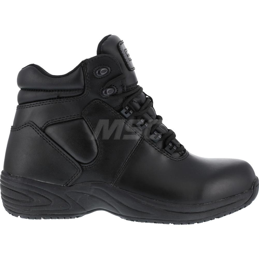 Grabbers G124-W-11.0 Work Boot: 6" High, Leather, Plain Toe