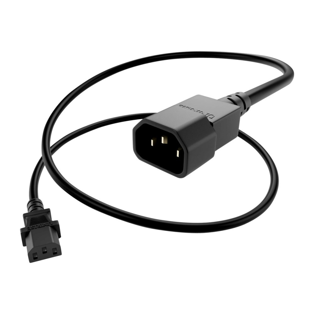 By far the #1 most requested power cord, the IEC C13 to C14 power cord is primarily used to power network equipment in a data center. The C13 end of the cord plugs into the equipment itself and the C14 end plugs into the PDU or power strip within the rack. UL listed and RoHS compliant, they are fully tested and guaranteed for a lifetime.